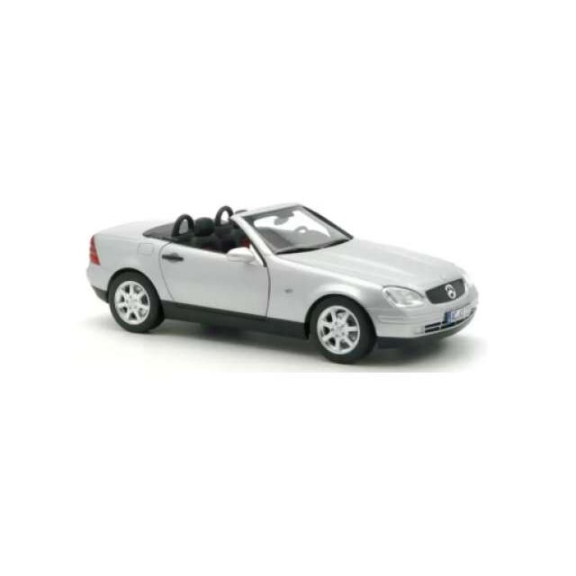 NOREV Modeliukas 1/18 1996 Mercedes-Benz SLK, Brillant Silver NOREV Modeliukas 1/18 1996 Mercedes-Benz SLK, Brillant Silver