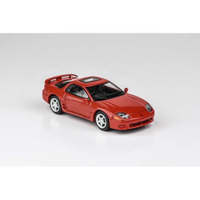 PRE-ORD3R Para64 Modeliukas 1994 Mitsubishi GTO RHD, red (cars in a deluxe Acrylic window box)