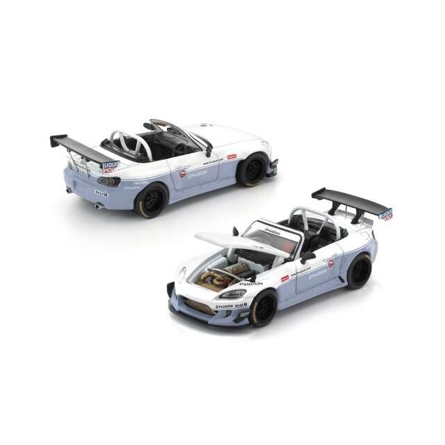 PRE-ORD3R Pop Race 1/64 Pandem S2000, white