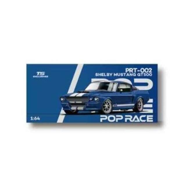 PRE-ORD3R Pop race Modeliukas 1/64 Shelby Mustang GT500 *Tokyo Station Exclusives*, blue with white stripes PRE-ORD3R Pop race Modeliukas 1/64 Shelby Mustang GT500 *Tokyo Station Exclusives*, blue with white stripes