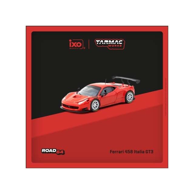 Tarmac 1/64 Ferrari 458 Italia GT3, red