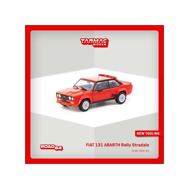 PRE-ORD3R Tarmac Modeliukas 1/64 Fiat 131 Abarth Rally Stradale, red