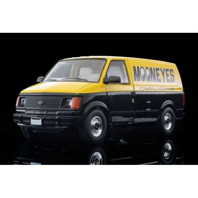PRE-ORD3R Tomica Limited Vintage Modeliukas 1/64 1994 Chevrolet Astro Van *MOONEYES*, yellow/black PRE-ORD3R Tomica Limited Vintage Modeliukas 1/64 1994 Chevrolet Astro Van *MOONEYES*, yellow/black