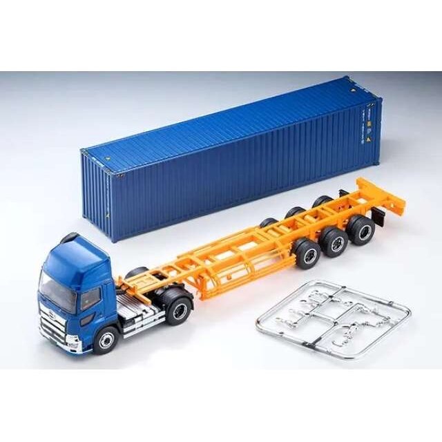 PRE-ORD3R Tomica Limited Vintage Modeliukas 1/64 Hino Profia 40ft Marine Container Trailer (Toho Vehicle TC36H1C34, blue