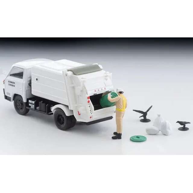 PRE-ORD3R Tomica Limited Vintage Modeliukas 1/64 Mitsubishi Fuso Canter Cleaning Truck with Figure, white