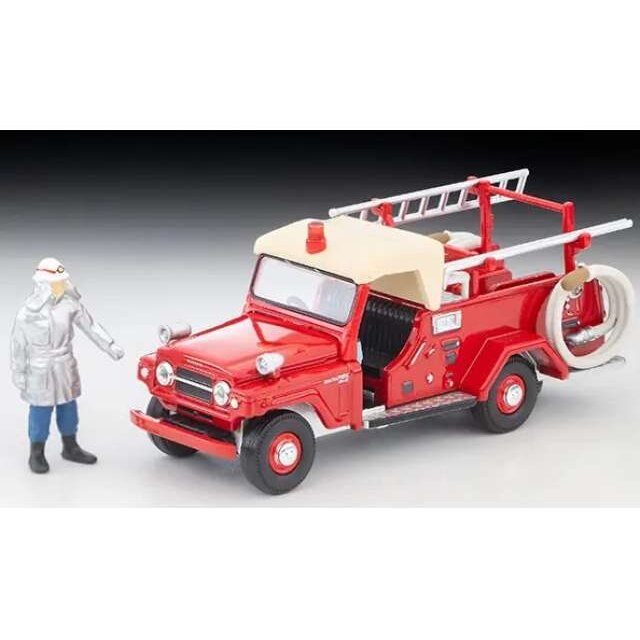 PRE-ORD3R Tomica Limited Vintage Modeliukas 1/64 Nissan Patrol Pump Fire Truck with Figure, red