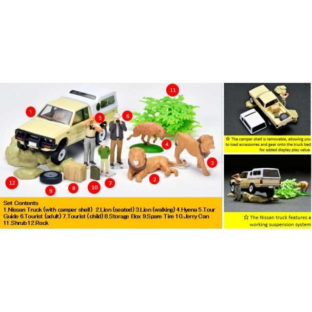 PRE-ORD3R Tomica Limited Vintage Modeliukas 1/64 Nissan Truck 4x4 *KAIYODO x Tomica Limited Vintage* Diocolle 64 # Car Snap 32a Safari 4, various PRE-ORD3R Tomica Limited Vintage Modeliukas 1/64 Nissan Truck 4x4 *KAIYODO x Tomica Limited Vintage* Diocolle 64 # Car Snap 32a Safari 4, various