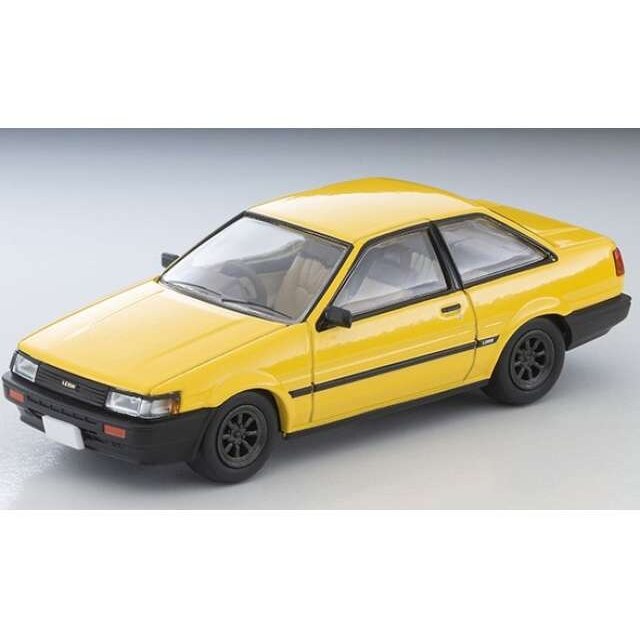 PRE-ORD3R Tomica Limited Vintage Modeliukas 1/64 Toyota Corolla Levin 2Dr Watanabe Rims, yellow PRE-ORD3R Tomica Limited Vintage Modeliukas 1/64 Toyota Corolla Levin 2Dr Watanabe Rims, yellow