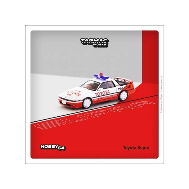 Tarmac Works Modeliukas Toyota Supra Pace Car, white/red Tarmac Works Modeliukas Toyota Supra Pace Car, white/red
