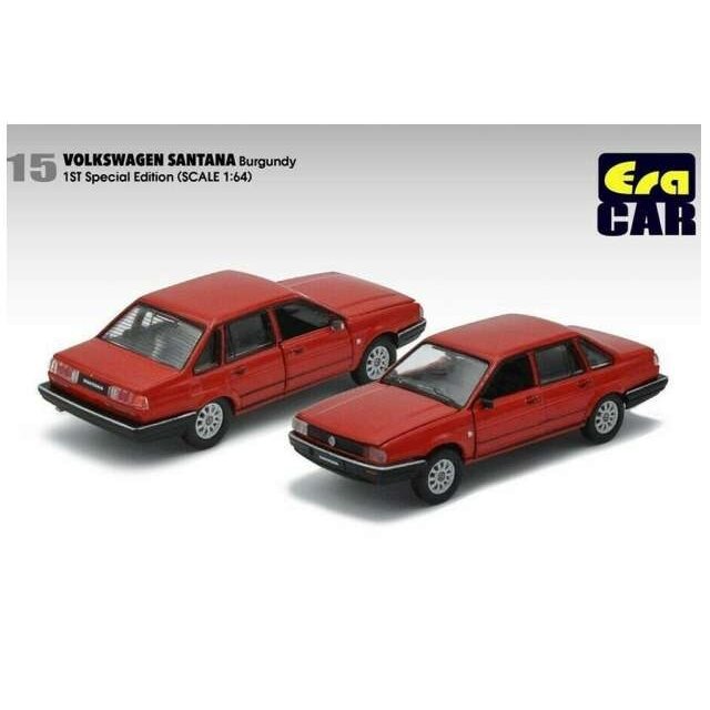 PRE-ORD3R Era Car Volkswagen Santana 1 st Special Edition, burgundy