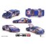 Mini GT 1/64 1983 Toyota AE86 Sprinter Trueno *Kaido Racing* V1, blue/orange/red/yellow