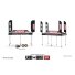 Mini GT 1/64 2024 Kaido House Tent BBS V1, black/white/red