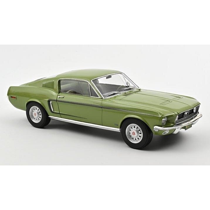 PRE-ORD3R Norev Modeliukas 1/12 1968 Ford Mustang Fastback GT, Light Green Metallic PRE-ORD3R Norev Modeliukas 1/12 1968 Ford Mustang Fastback GT, Light Green Metallic