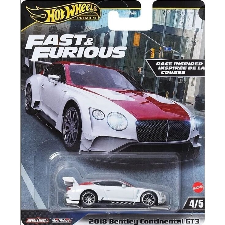Hot Wheels Premium Fast & Furious ’18 Bentley Continental GT-3 Hot Wheels Premium Fast & Furious ’18 Bentley Continental GT-3