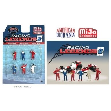 PRE-ORD3R American Diorama Figūrėlės Racing Legends #2 Figure set PRE-ORD3R American Diorama Figūrėlės Racing Legends #2 Figure set