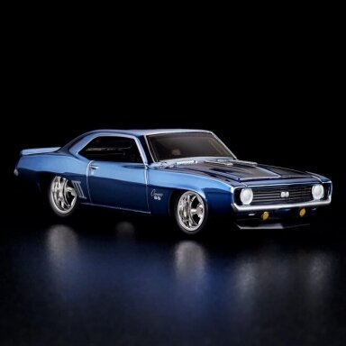Hot Wheels Red Line Club Modeliukas RLC Exclusive 1969 Chevy Camaro SS blue Hot Wheels Red Line Club Modeliukas RLC Exclusive 1969 Chevy Camaro SS blue