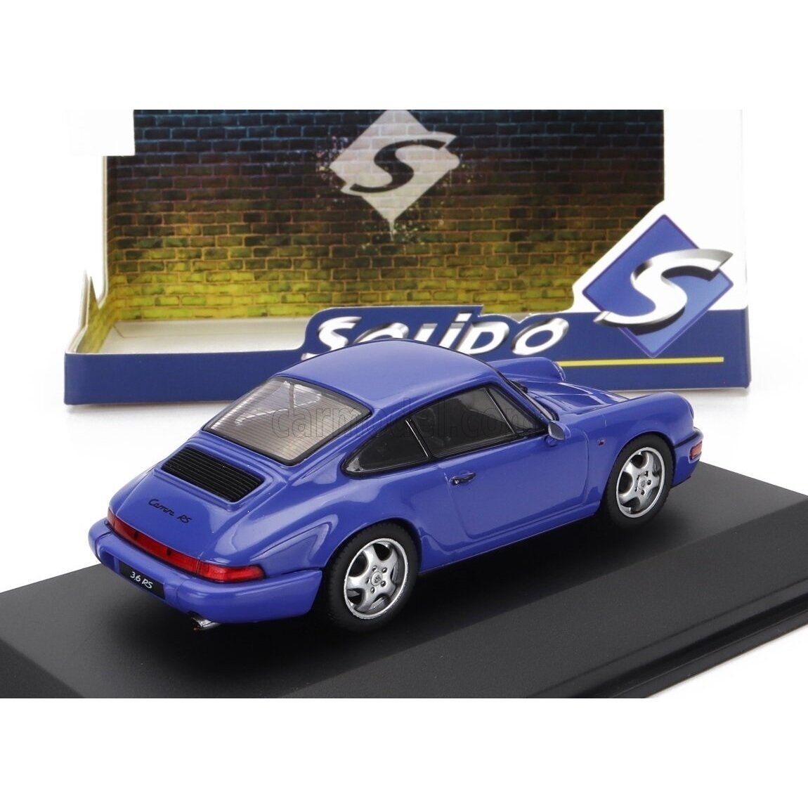 Solido Modeliukas 1/43 1992 Porsche 911 (964) RS, blue