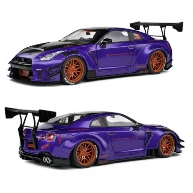 Solido 1/18 2022 Nissan GT-R (R35) LB Work Body Kit 2.0, purple