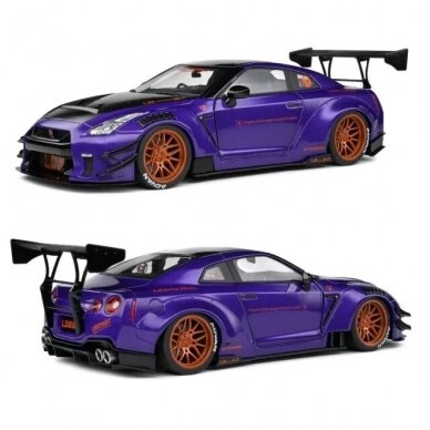 PRE-ORD3R Solido Modeliukas 1/18 2022 Nissan GT-R (R35) LB Work Body Kit 2.0, purple (be Spoilerio) PRE-ORD3R Solido Modeliukas 1/18 2022 Nissan GT-R (R35) LB Work Body Kit 2.0, purple (be Spoilerio)