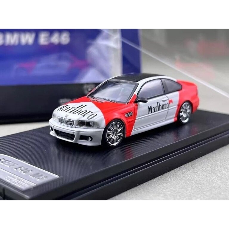 Street Weapon Modeliukas 1/64 BMW E46 Marlboro, white/red (yra Sandėlyje) Street Weapon Modeliukas 1/64 BMW E46 Marlboro, white/red (yra Sandėlyje)