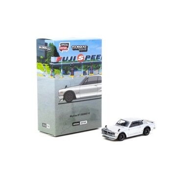 Tarmac Modeliukas 1/64 Skyline HT 2000GT-R, *Special Edition*, silver chrome (yra Sandėlyje) Tarmac Modeliukas 1/64 Skyline HT 2000GT-R, *Special Edition*, silver chrome (yra Sandėlyje)