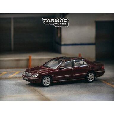 Tarmac Works Modeliukas Mercedes-Benz S 55 AMG, bordeaux red metallic (yra Sandėlyje) Tarmac Works Modeliukas Mercedes-Benz S 55 AMG, bordeaux red metallic (yra Sandėlyje)