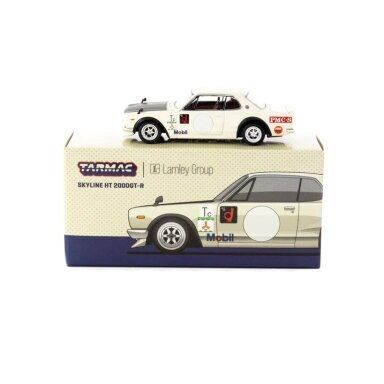 Tarmac Works Modeliukas Nissan Skyline 2000 GT-R (KPGC10), white (yra sandėlyje) Tarmac Works Modeliukas Nissan Skyline 2000 GT-R (KPGC10), white (yra sandėlyje)